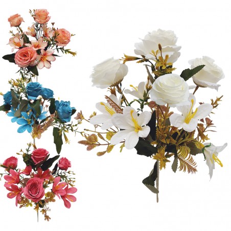 Kwiat sztuczny BUKIET RÓŻA